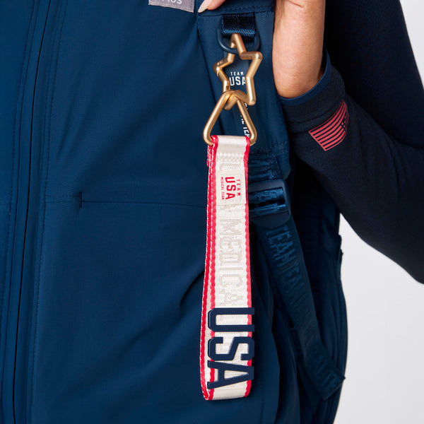 Unisex Off White FIGS x Team USA Star Keychain