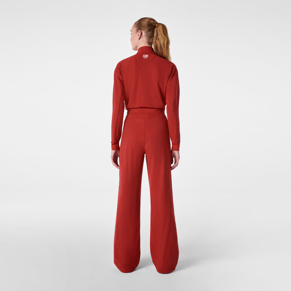 Women's Team USA Red FIGS x Team USA FIBREx Wide-Leg - Petite ScrubJumpsuit™