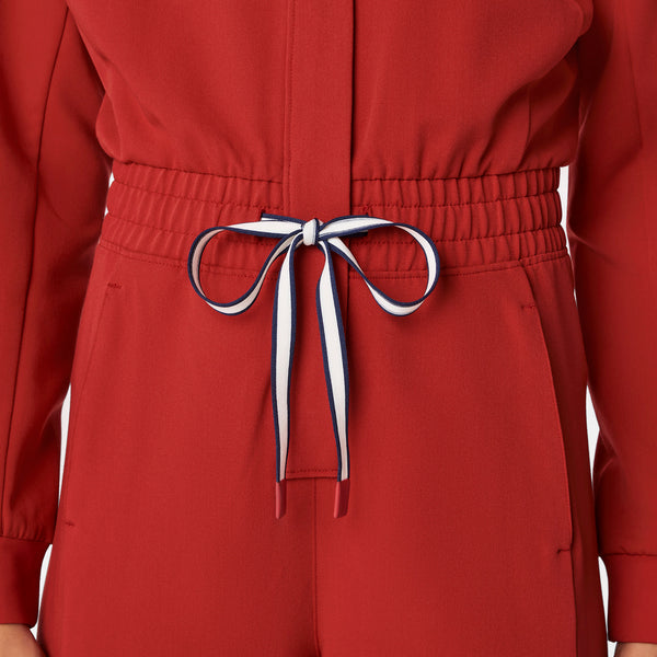 Women's Team USA Red FIGS x Team USA Straight-Leg - Petite Scrubjumpsuit™