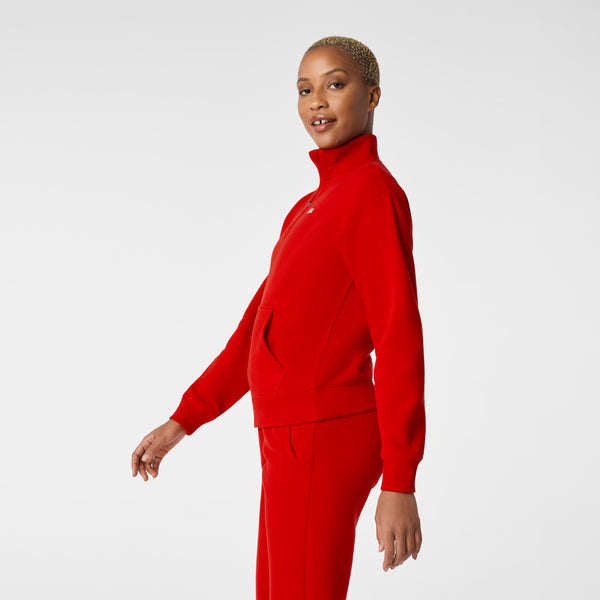 Women's Winning Red Off-Shift ¼ Zip - Sweatshirt™