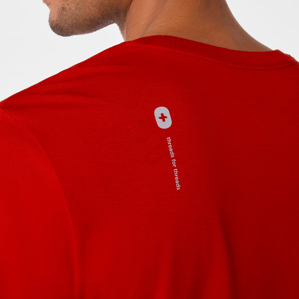 Men's Winning Red All What I Wanted For Christmas Is Automated Charting Graphic - Long-Sleeve Underscrub