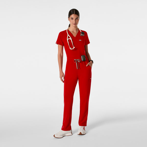 Women's Winning Red Dowa High-Rise Straight-Leg - Tall Scrub Pant