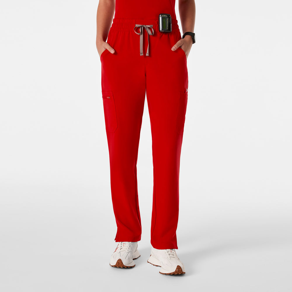 Women's Winning Red Dowa High-Rise Straight-Leg - Tall Scrub Pant