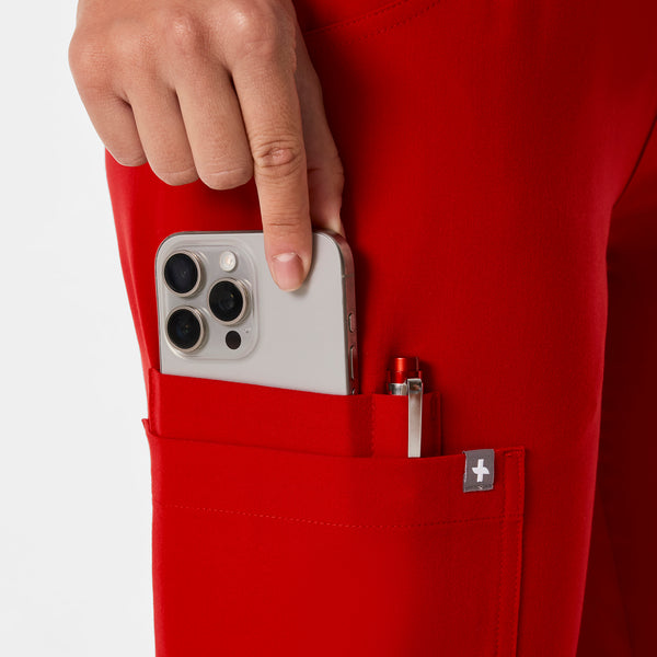 Women's Winning Red Kade - Petite Straight-Leg Scrub Pant™