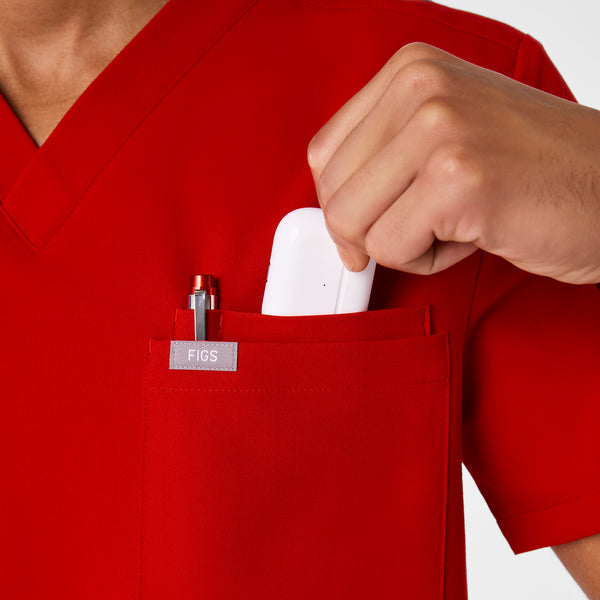 Men's Winning Red Leon -  Scrub Top™