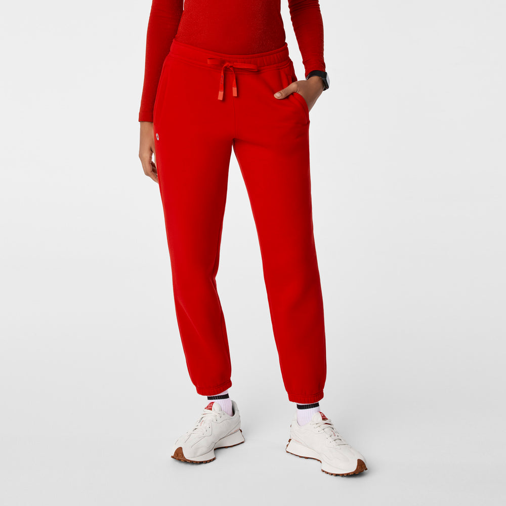 Women's Winning Red Off-Shift Relaxed - Jogger Sweatpant™