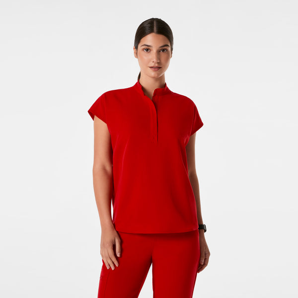 Women's Winning Red Rafaela - Oversized Scrub Top™