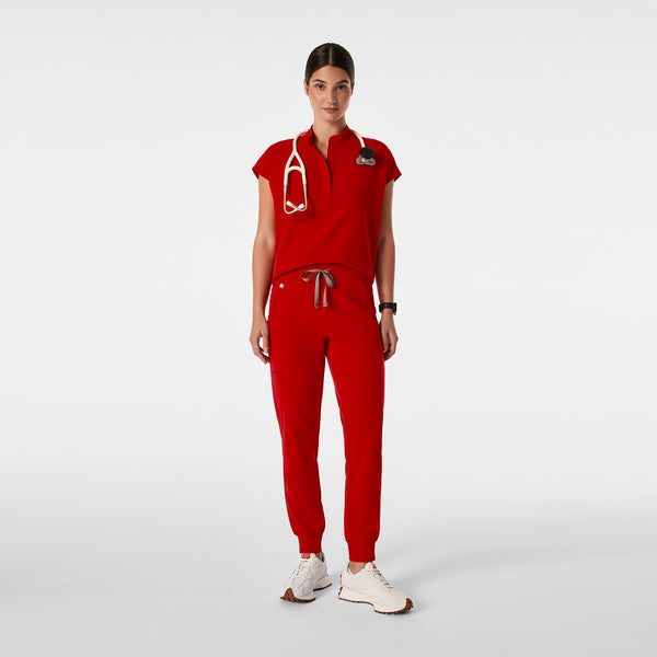 Women's Winning Red Rafaela - Oversized Scrub Top™
