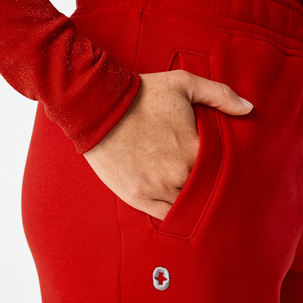 Women's Winning Red Off-Shift Wide-Leg - Sweatpant™