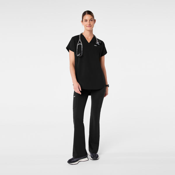 Women's Black Addison Tunic - Scrub Top