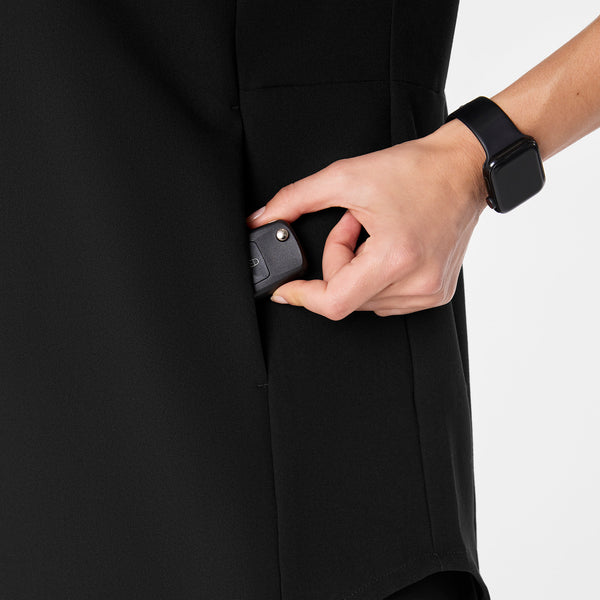 Women's Black Addison Tunic - Scrub Top