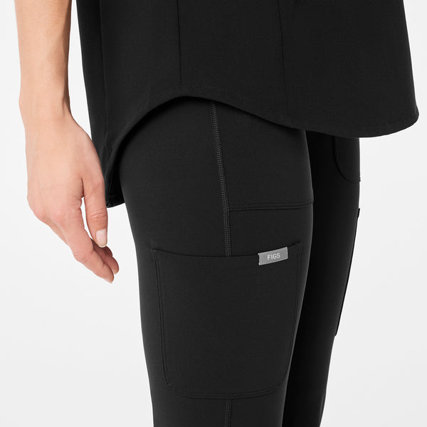 Women's Black Addison Tunic - Scrub Top