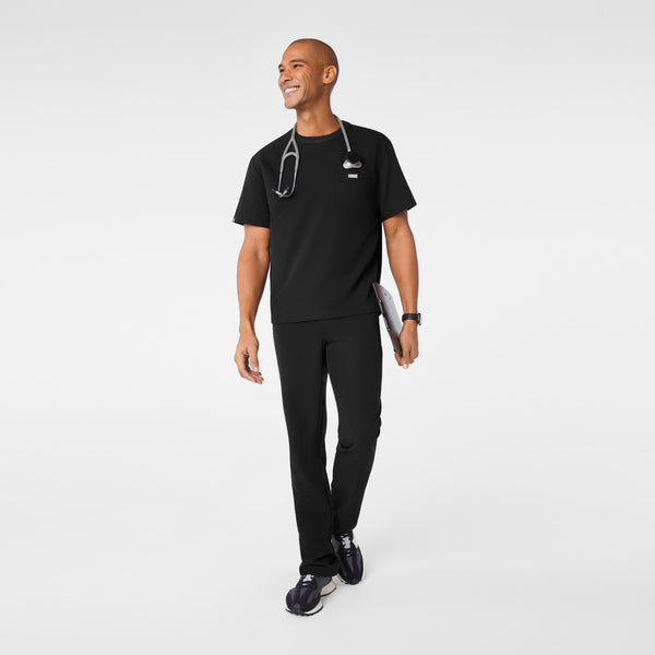 Men's Black Easton - Crewneck Scrub Top