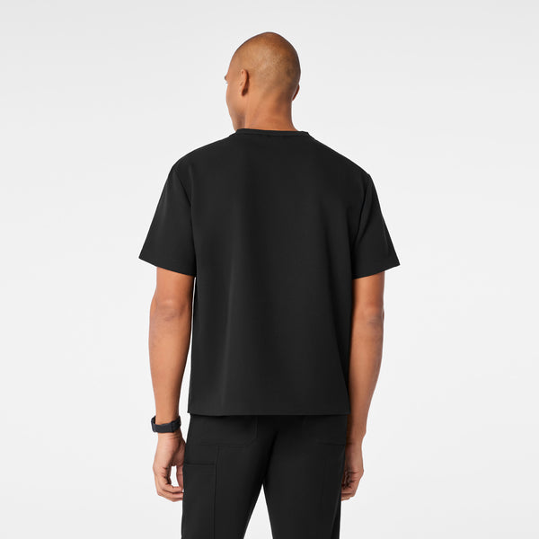 Men's Black Easton - Crewneck Scrub Top