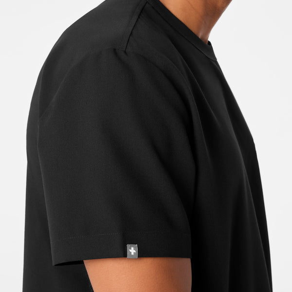 Men's Black Easton - Crewneck Scrub Top