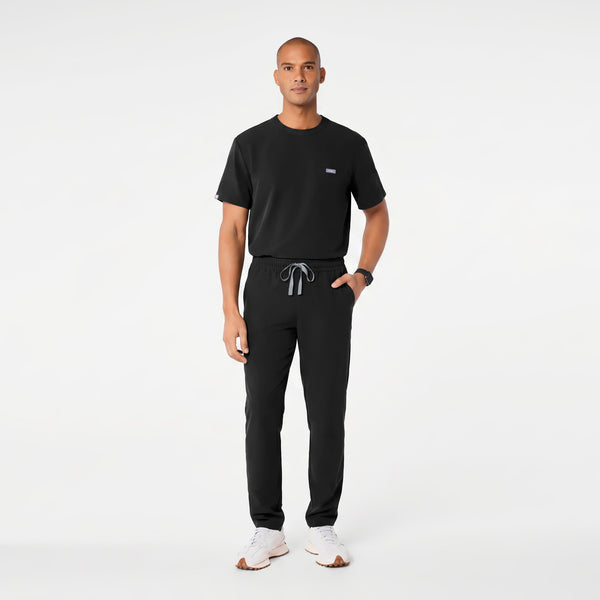 Men's Black Easton - Crewneck Scrub Top