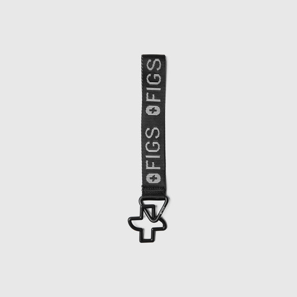 Unisex Black Wristlet Keychain