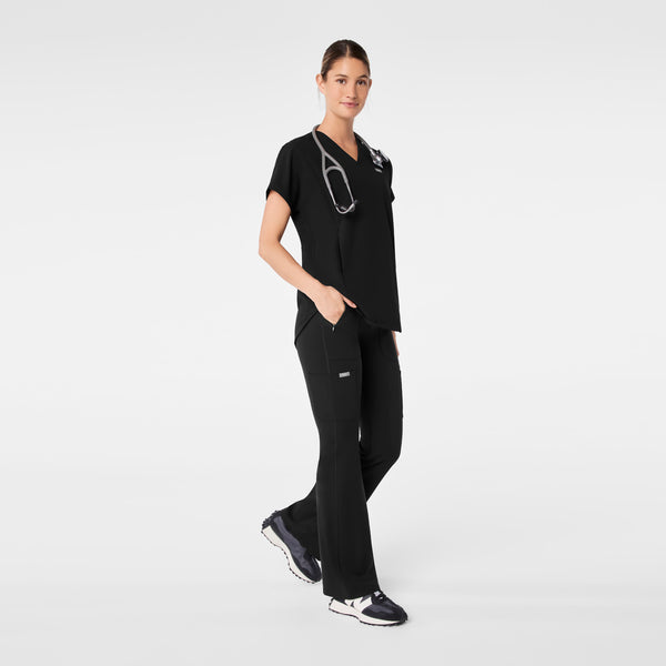Women's Black Ashland High-Rise - Flare ScrubLegging™