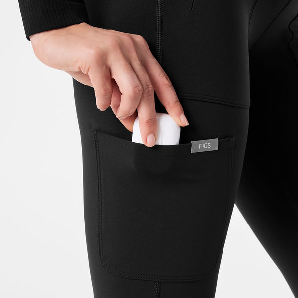 Women's Black Ashland High-Rise - Flare ScrubLegging™