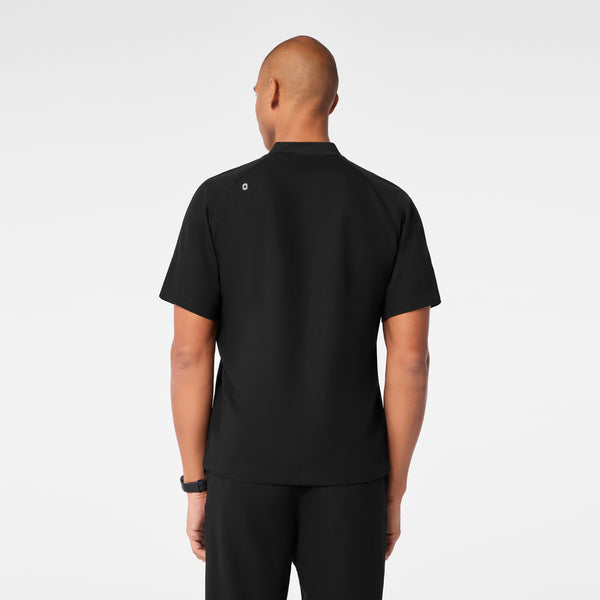 Men's Black Stratton Henley - Scrub Top