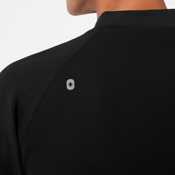 Men's Black Stratton Henley - Scrub Top