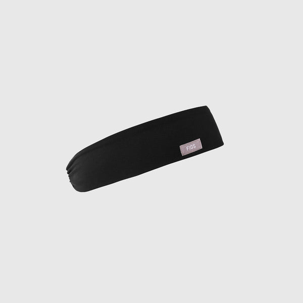 Black FIGS Cinched Headband