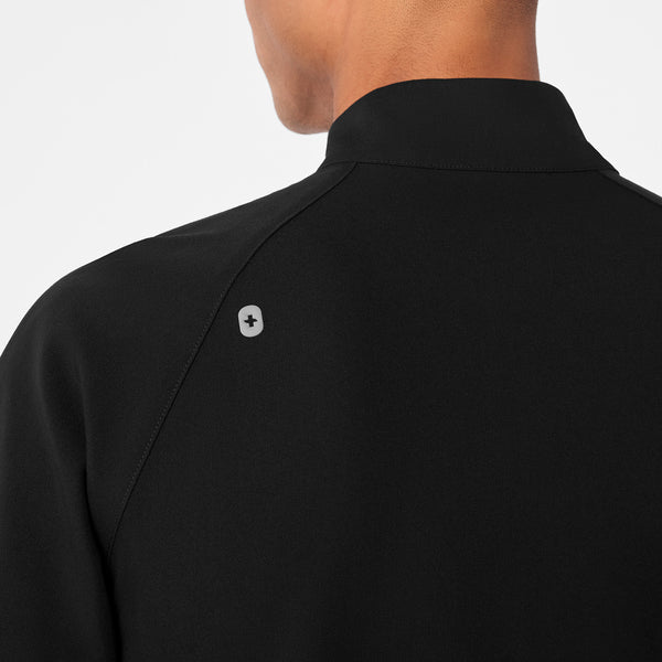 Men's Black Timmons - Mock-Neck Scrub Top