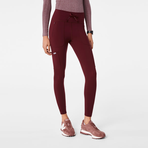Women's Burgundy Ashland High-Rise - ScrubLegging™