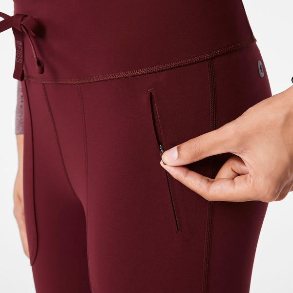 Women's Burgundy Ashland High-Rise - ScrubLegging™