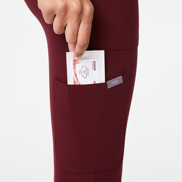 Women's Burgundy Ashland High-Rise - ScrubLegging™