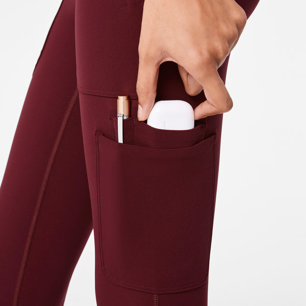 Women's Burgundy Ashland High-Rise - ScrubLegging™