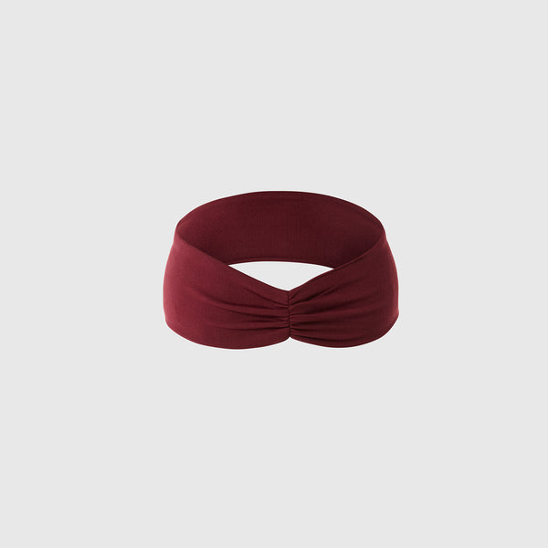 Burgundy FIGS Cinched Headband