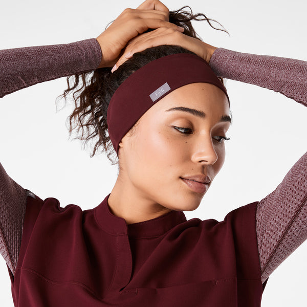 Burgundy FIGS Cinched Headband