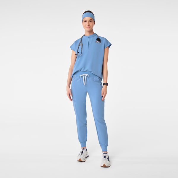 Ceil Blue FIGS Cinched Headband