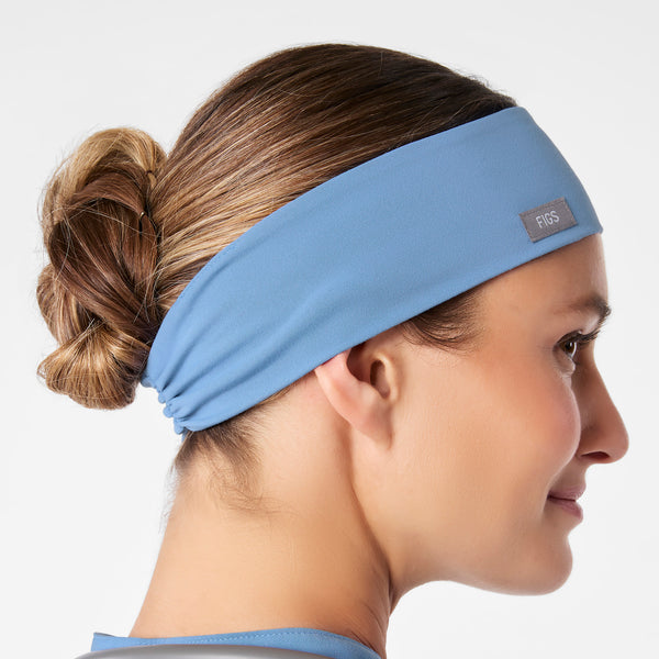 Ceil Blue FIGS Cinched Headband