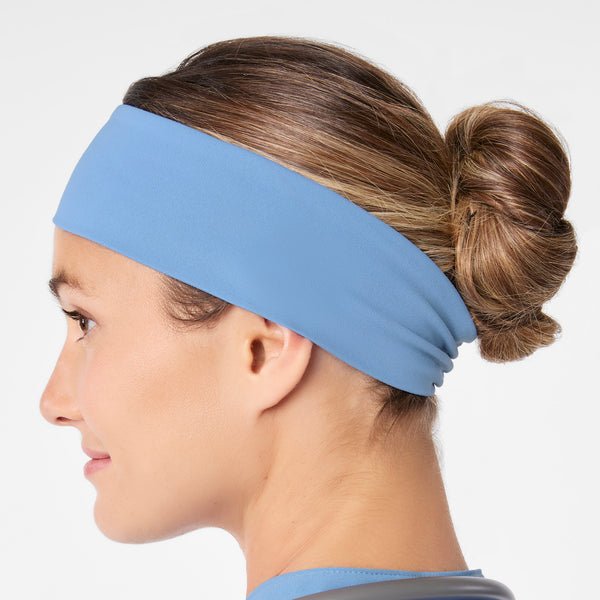 Ceil Blue FIGS Cinched Headband