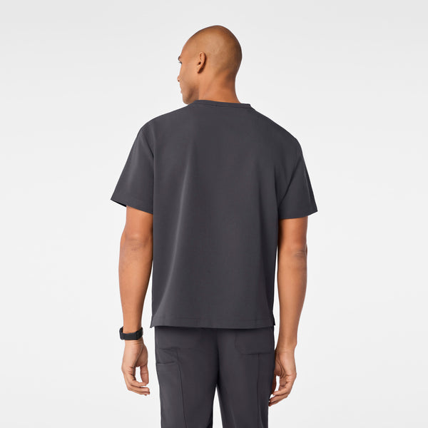 Men's Charcoal Easton - Crewneck Scrub Top