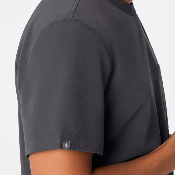 Men's Charcoal Easton - Crewneck Scrub Top