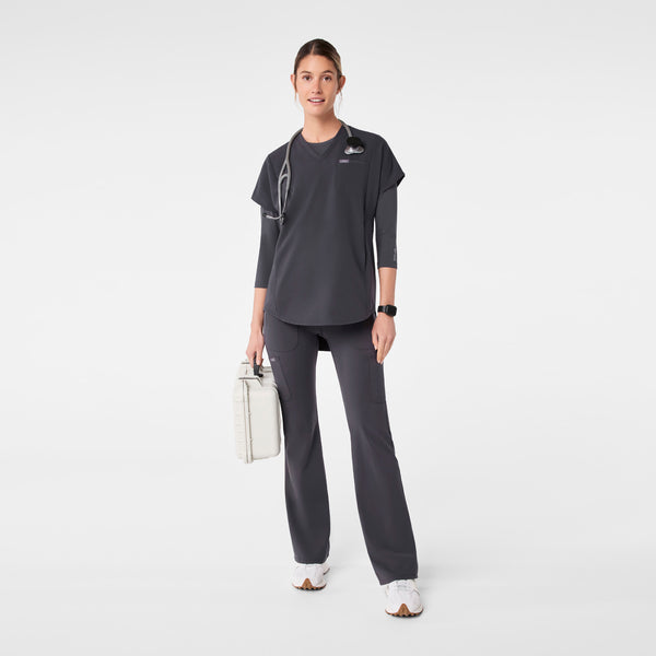 Women's Charcoal Ashland High-Rise - Flare ScrubLegging™