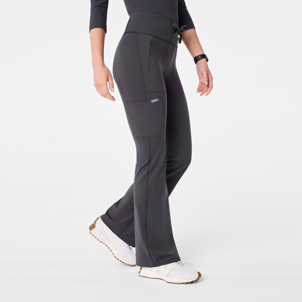 Women's Charcoal Ashland High-Rise - Flare ScrubLegging™