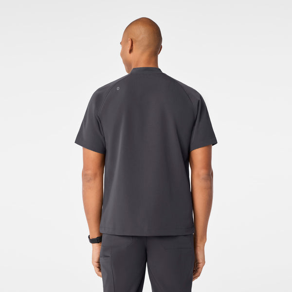 Men's Charcoal Stratton Henley - Scrub Top