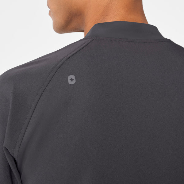 Men's Charcoal Stratton Henley - Scrub Top