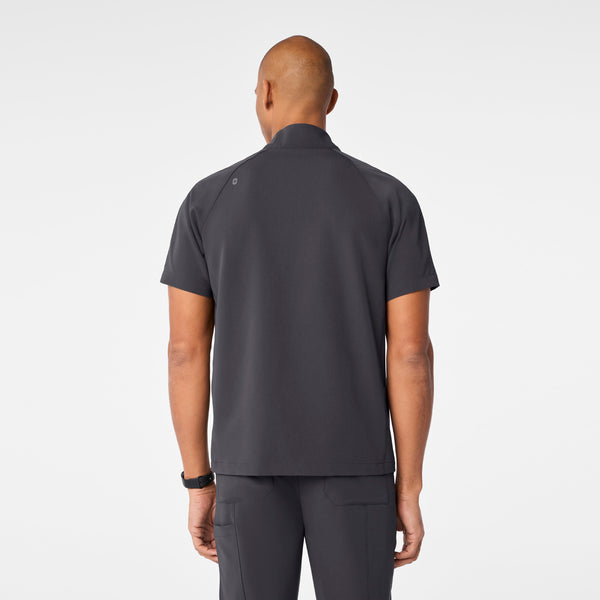 Men's Charcoal Timmons - Mock-Neck Scrub Top