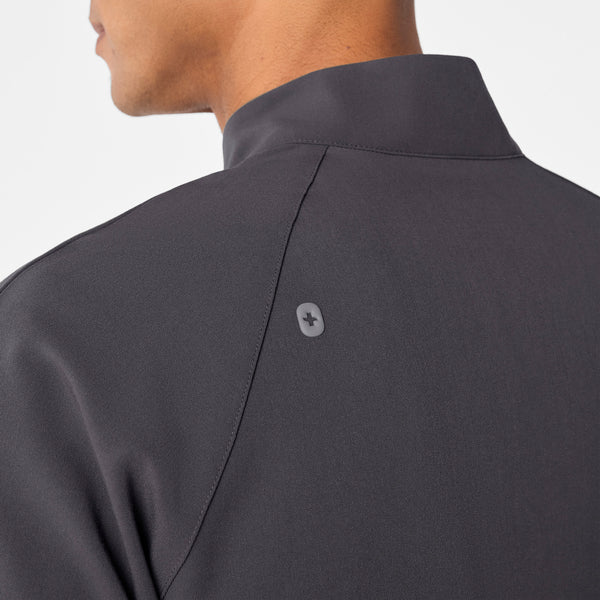 Men's Charcoal Timmons - Mock-Neck Scrub Top