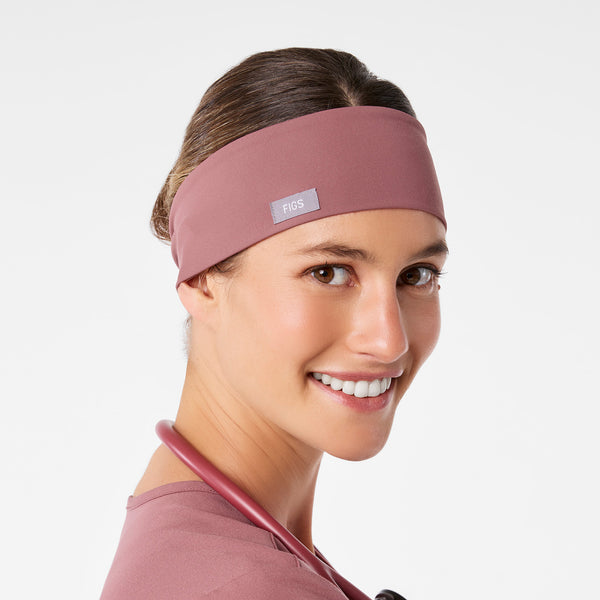Mauve FIGS Cinched Headband