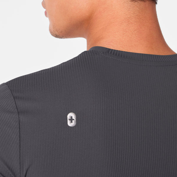 Men's Charcoal Thomas Ribbed - Long-Sleeve Underscrub