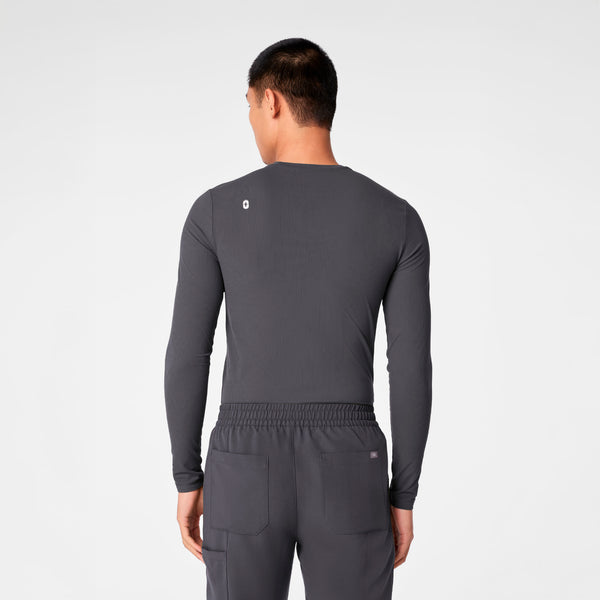 Men's Charcoal Thomas Ribbed - Long-Sleeve Underscrub