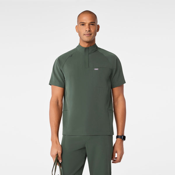 Men's Moss Timmons - Mock-Neck Scrub Top