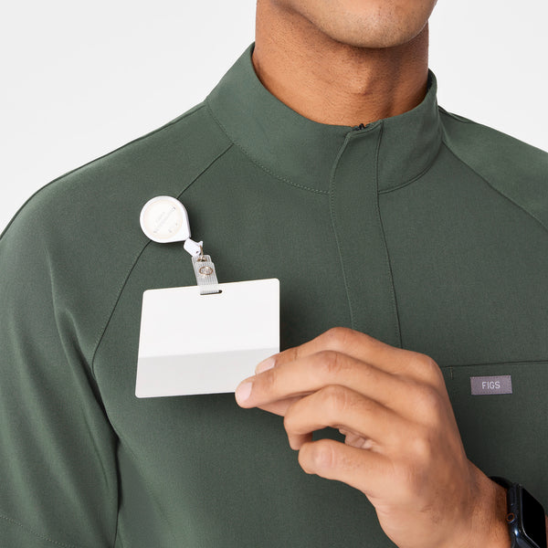 Men's Moss Timmons - Mock-Neck Scrub Top