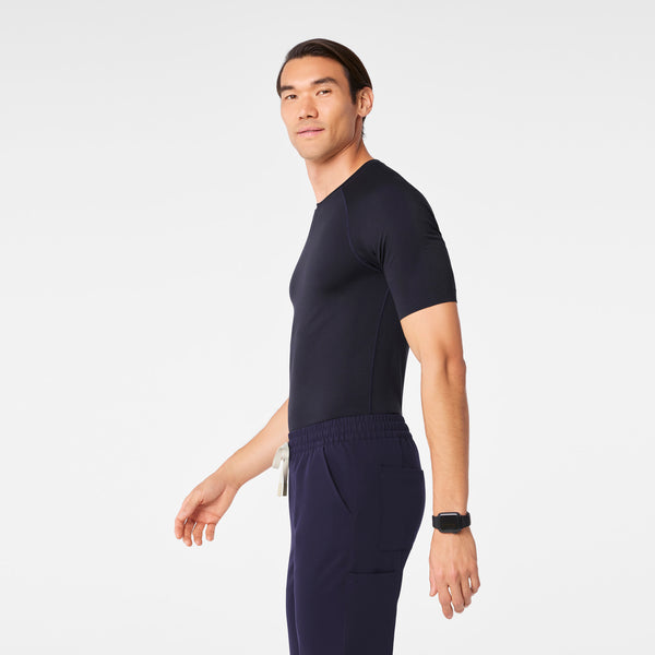 Men's Navy Makato Seamless - Short-Sleeve Underscrub